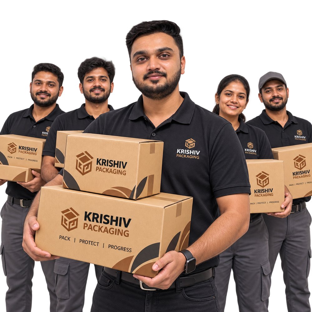 Krishiv Packaging factory and team