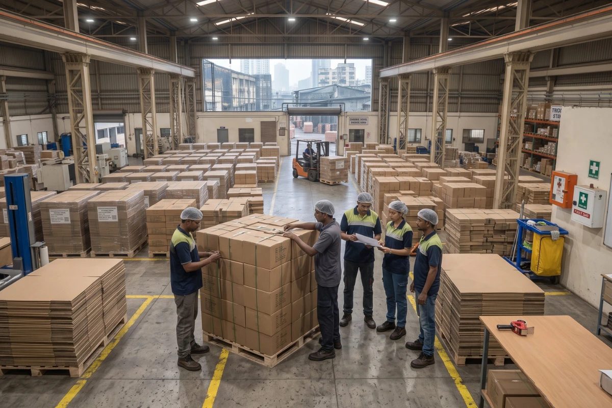 Krishiv Packaging team at work