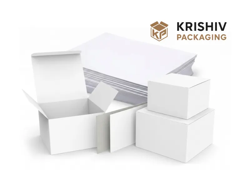 Duplex and whiteboard box by Krishiv Packaging